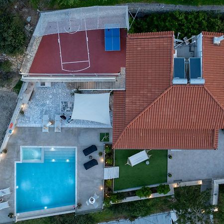 Amazing View Villa Aliki With Infinity Pool & Spa Ligaria  Extérieur photo