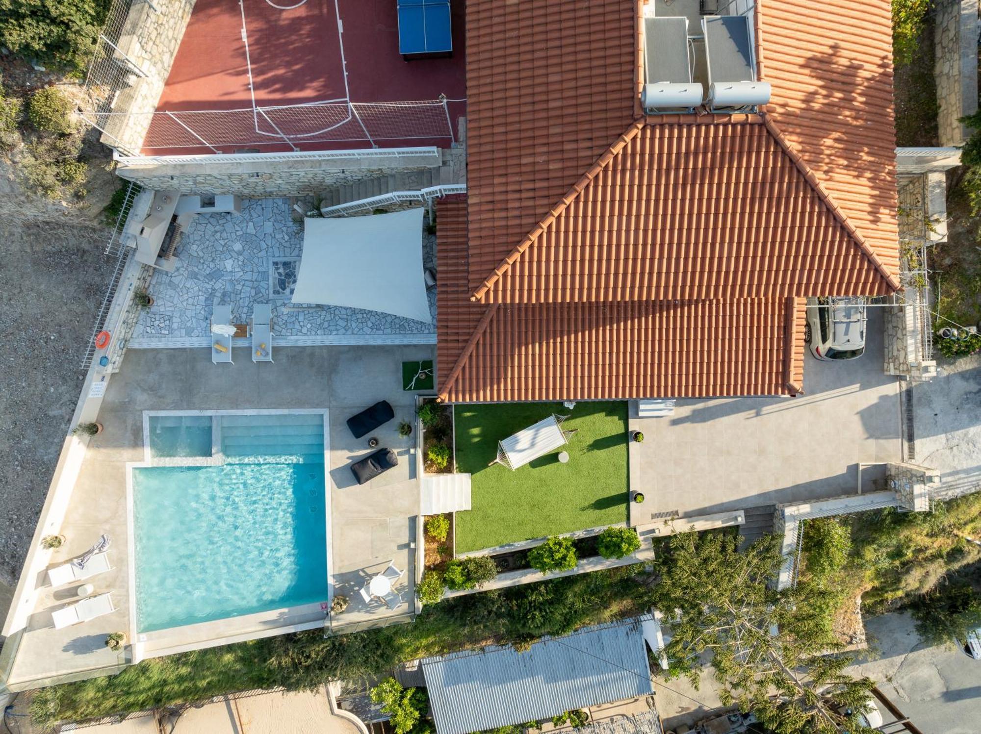 Amazing View Villa Aliki With Infinity Pool & Spa Ligaria  Extérieur photo